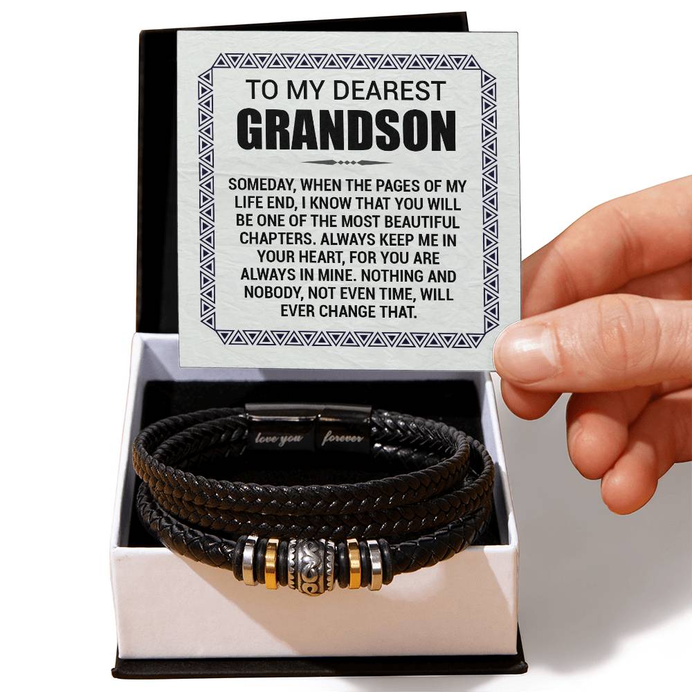 Grandson Pages of My Life Bracelet