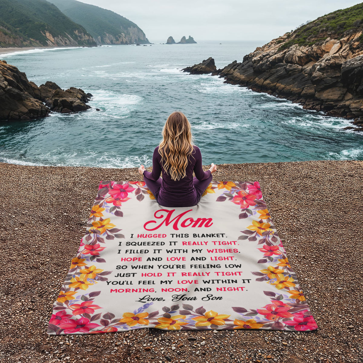 Mom You Will My Love In It – Coral Fleece Blanket