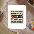 To My Daughter Braver (From Mom) – Sherpa Fleece Blanket