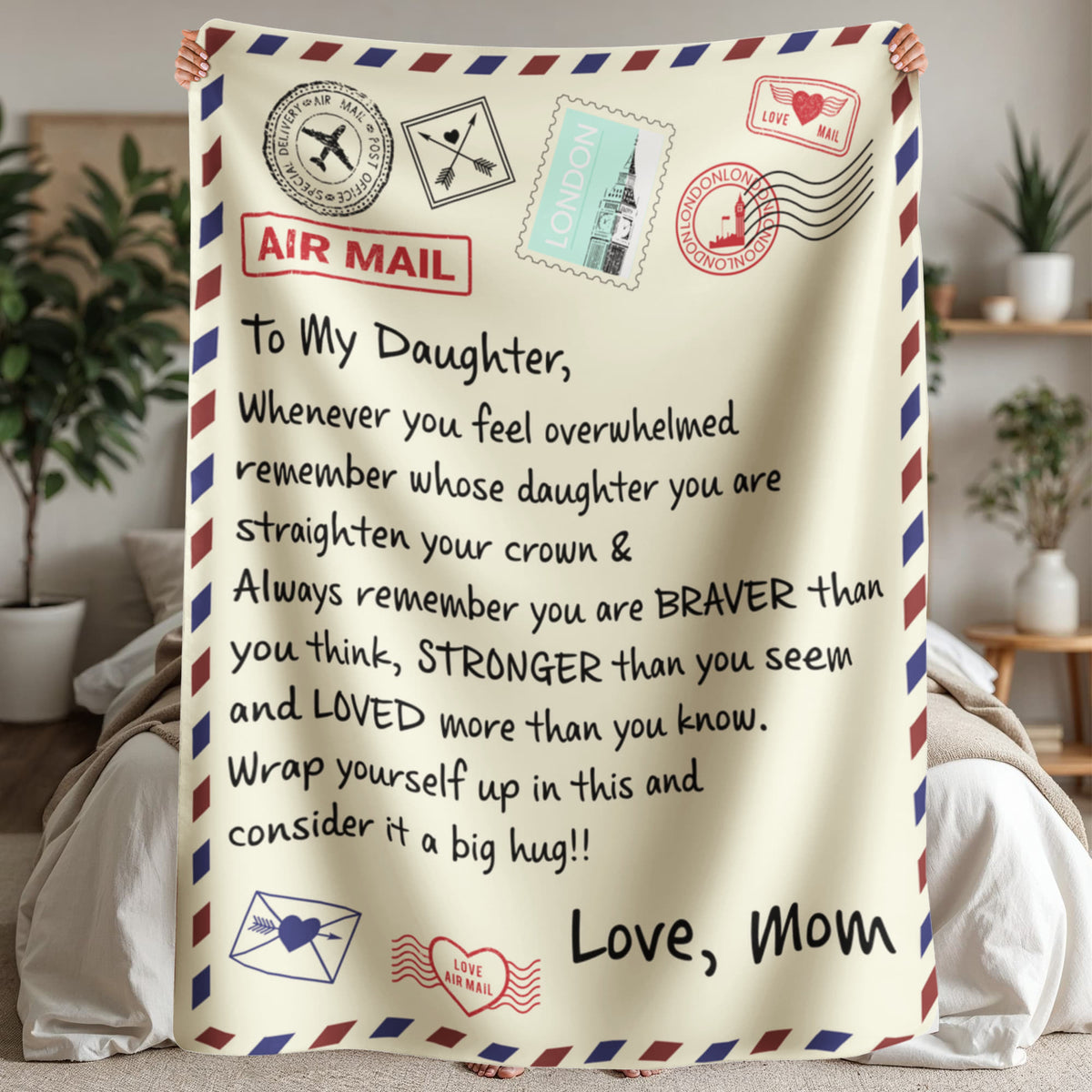 Daughter Braver Sherpa Blanket